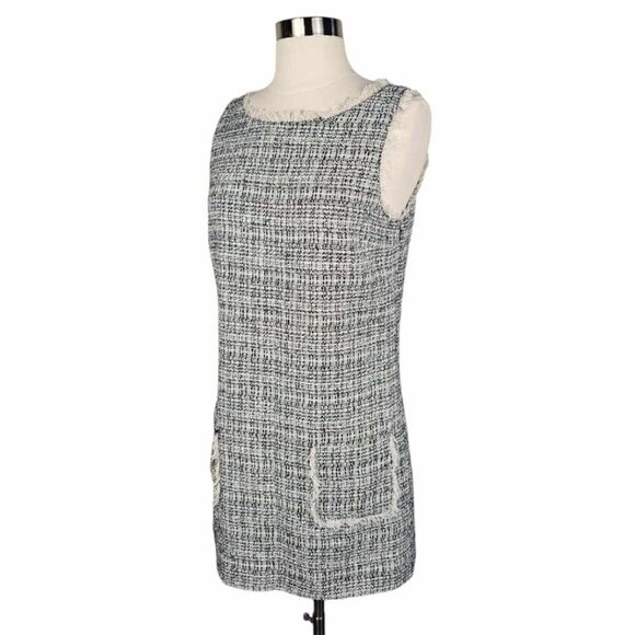 GUESS by Marciano Audrea Retro 60s Tweed Tunic Dress Size S - Picture 6 of 8